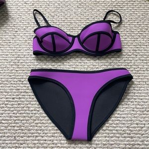 Purple bikini